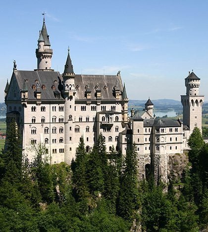 Castillo Neuschwanstein. Foto: Wikipedia.