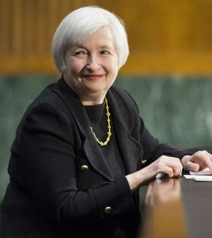 Senado de EU confirmaría a Yellen para suceder a Bernanke