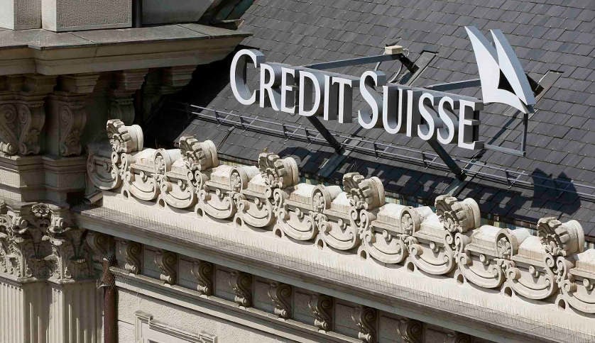 Credit Suisse perdidas