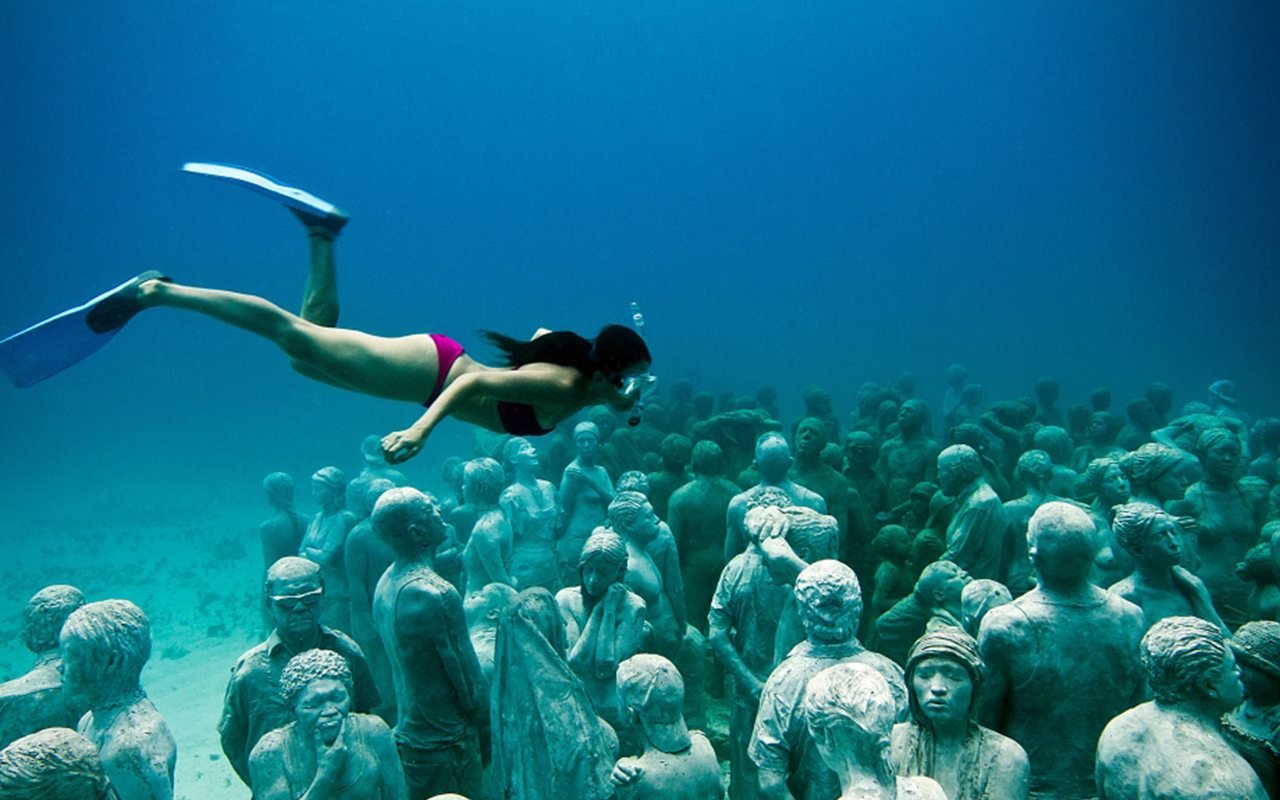 El primer museo bajo el agua está en México