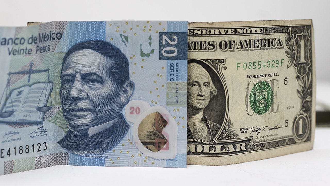 Peso cae a su peor nivel en más de 5 semanas por avance de Covid-19