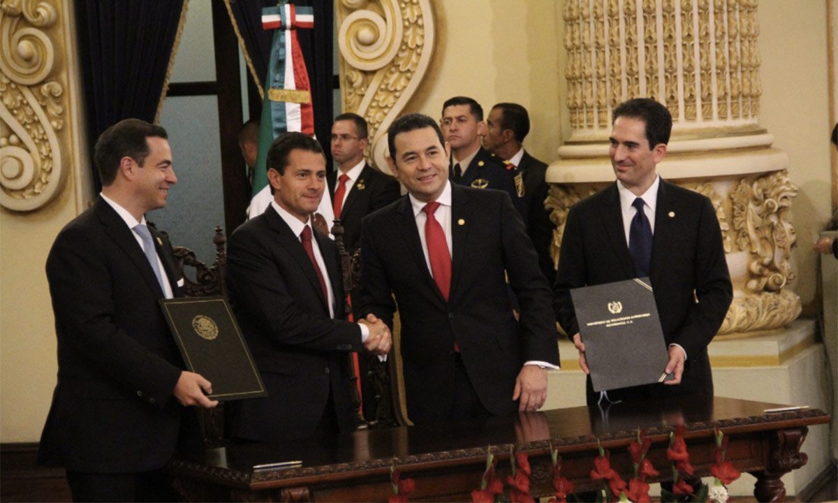 México y Guatemala buscan beneficiar sector energético en Centroamérica