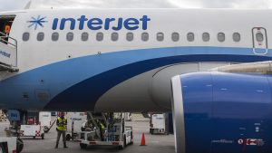 Avión de Interjet en el Aeropuerto de la CDMX. (Foto: Angélica Escobar/ForbesMx)