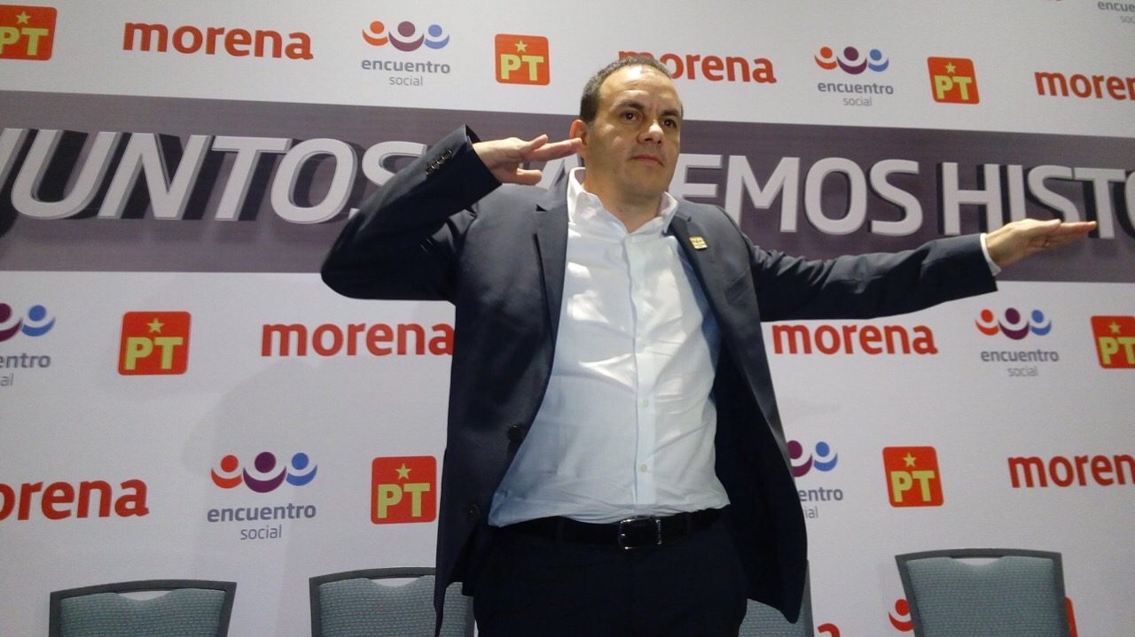 Cuauhtémoc Blanco gana precandidatura de Morena en Morelos