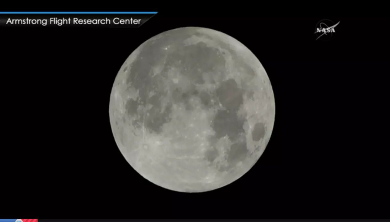 Así se ve la superluna azul de sangre desde la NASA