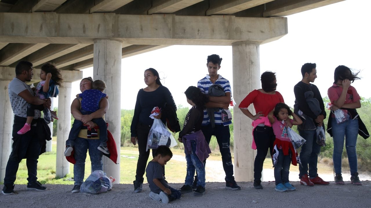 niños migrantes frontera México EU