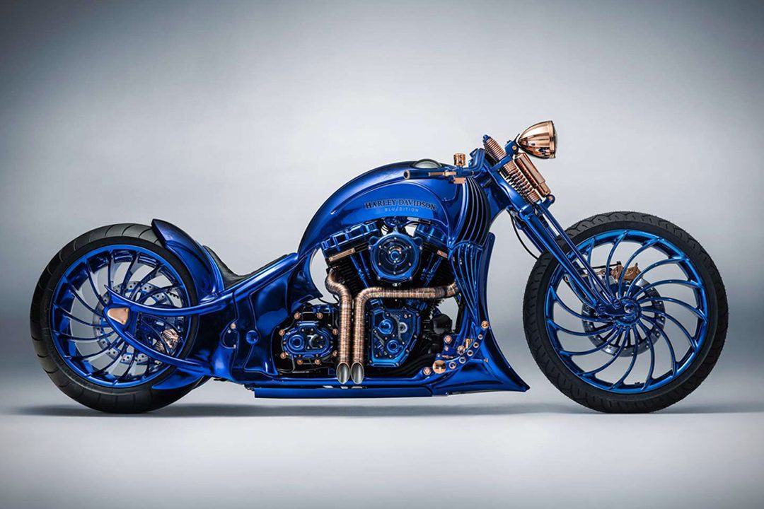 Harley-Davidson Blue Edition, la moto de 2 millones de dólares que amarás
