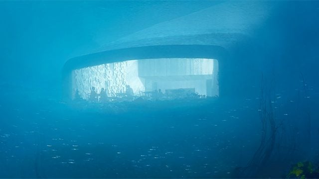 Under, Noruega, restaurante, mar