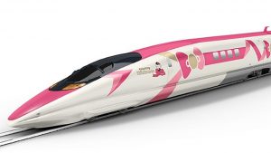 Hello Kitty, Japón, tren