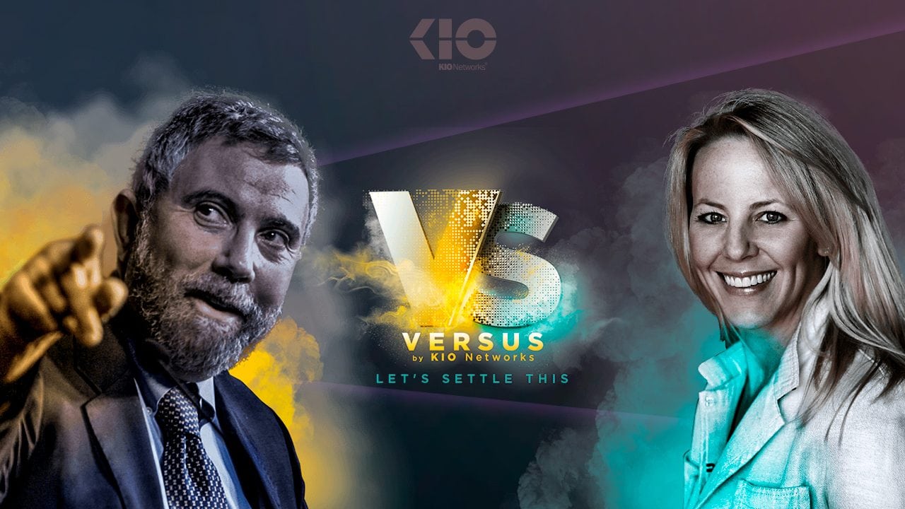 Paul Krugman enfrenta a Kathryn Haun sobre criptomonedas en VERSUS, evento de KIO Networks