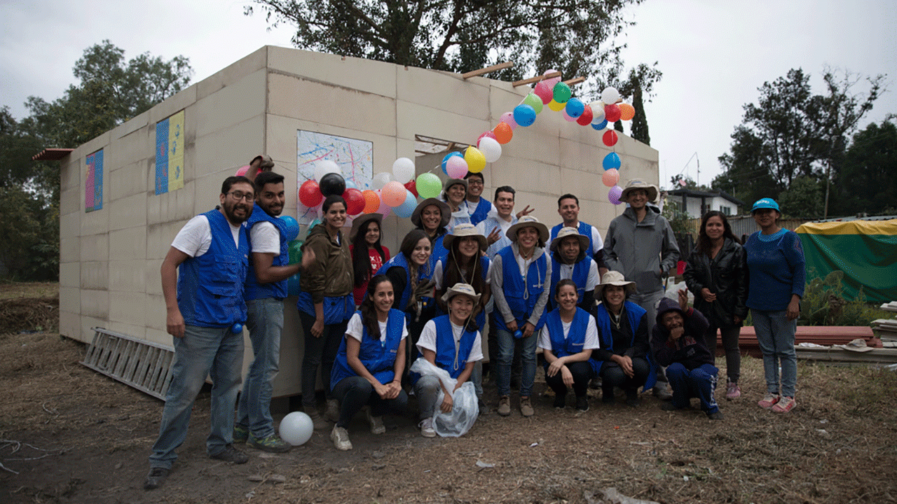 Samsung construye aula comunitaria en Xochimilco