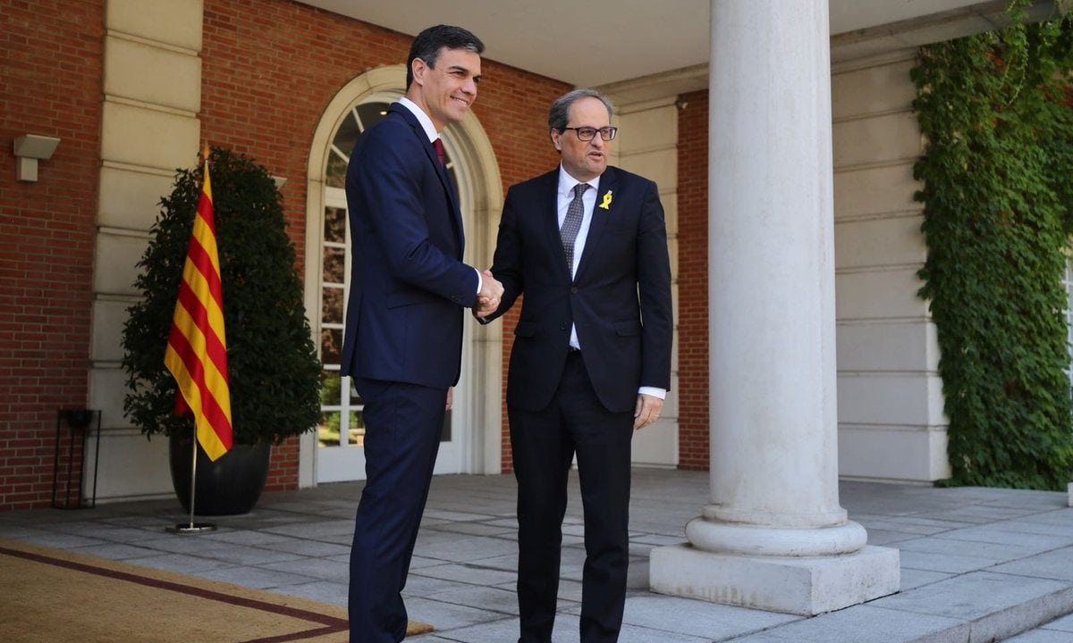Presidente de España y líder catalán inician deshielo en relaciones