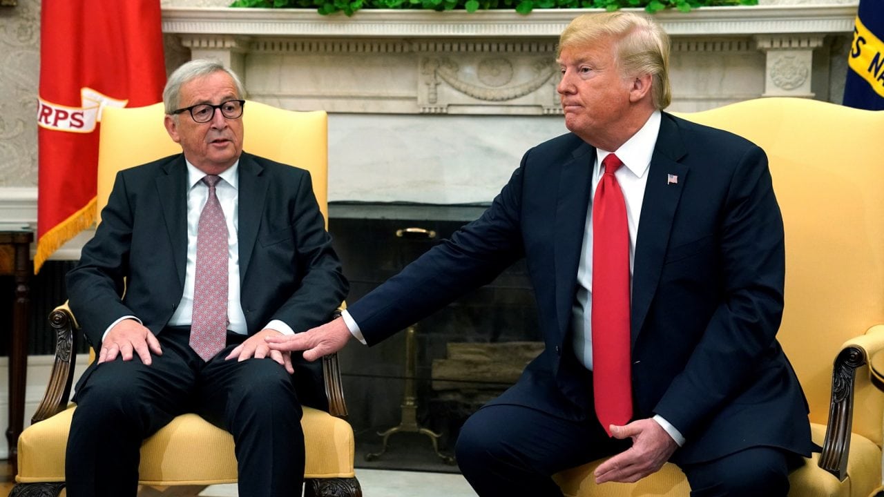 Trump exige para EU comercio justo con la Unión Europa