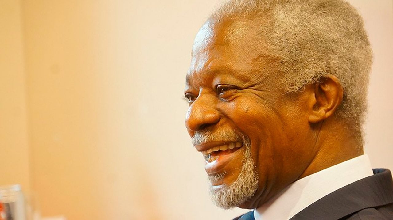 Kofi Annan ex secretario de la ONU y Premio Nobel de la Paz fallece a los 80 años