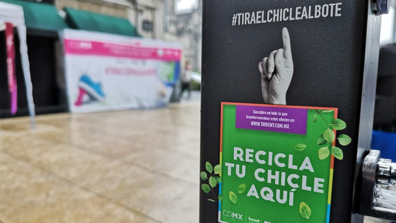 Mondelēz lanza programa de reciclaje de chicles en México