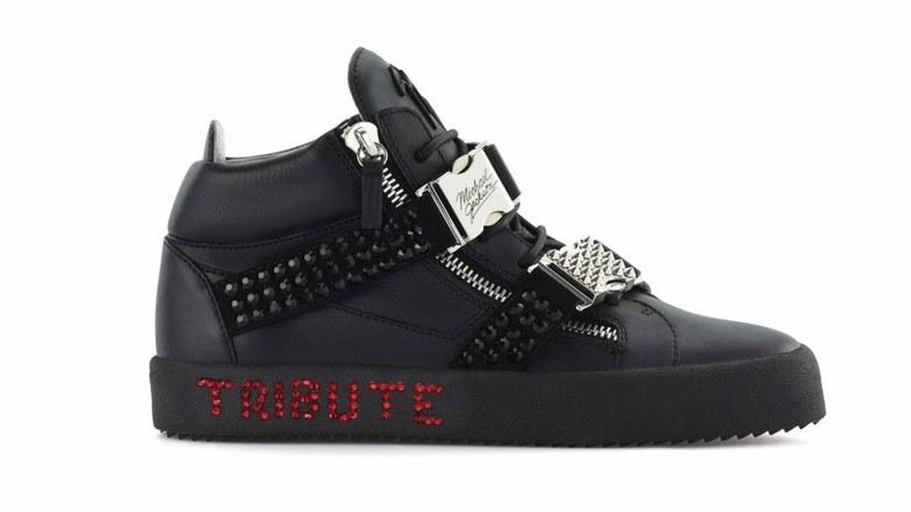 Giuseppe Zanotti crea calzado con diamantes inspirado en Michael Jackson