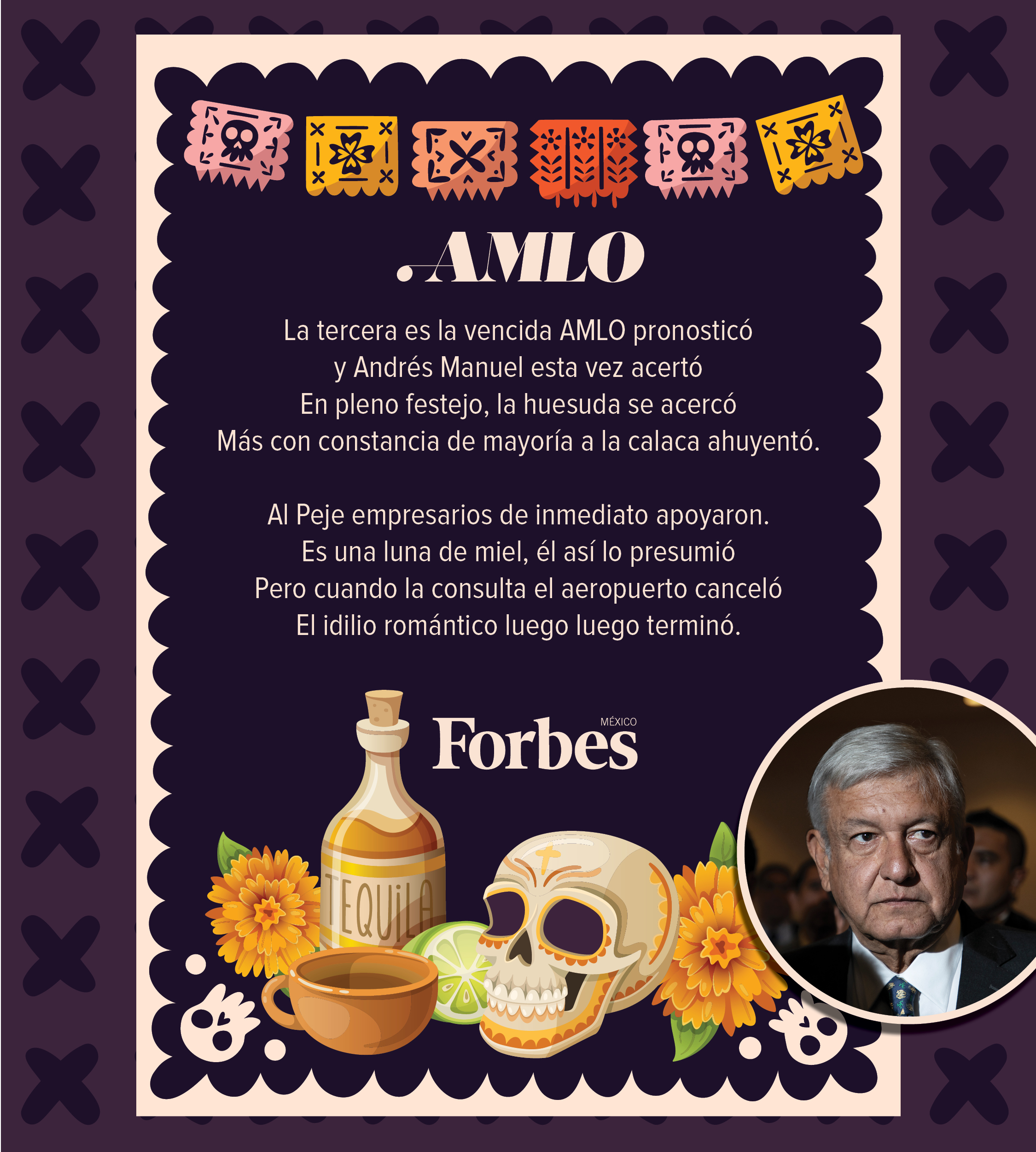 Calaveritas | La Catrina ronda a los dueños del dinero y del poder •  Actualidad • Forbes México