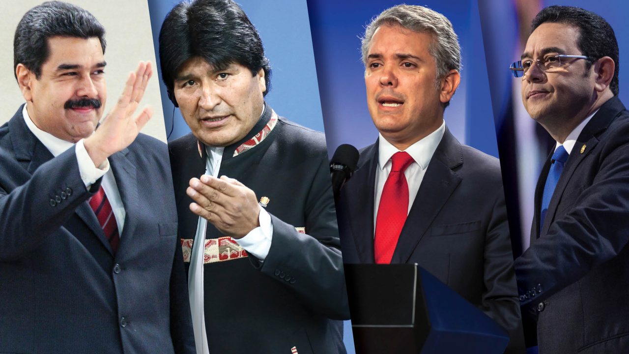 Los presidentes latinoamericanos que asistirán a la toma de protesta de AMLO