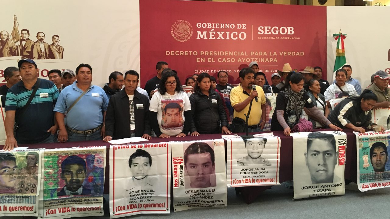 El primer decreto de AMLO: esclarecer el caso Ayotzinapa