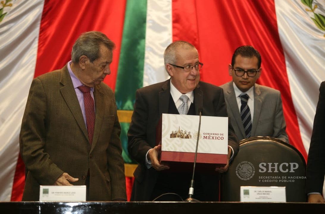 Hacienda entrega presupuesto 2019 al Congreso