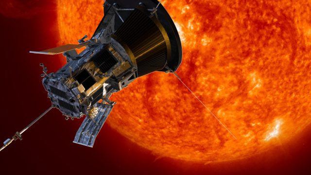La sonda Parker en su misión al Sol. Foto The Michigan Engineer News Center