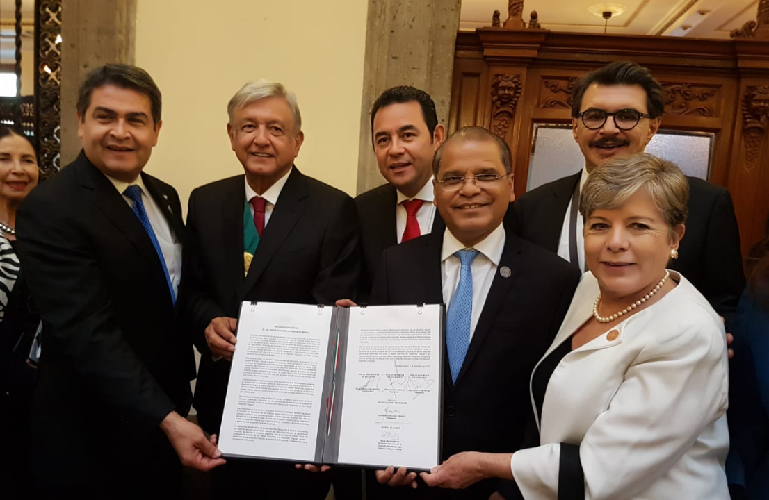 México, Honduras, El Salvador y Guatemala acuerdan plan para prevenir migración