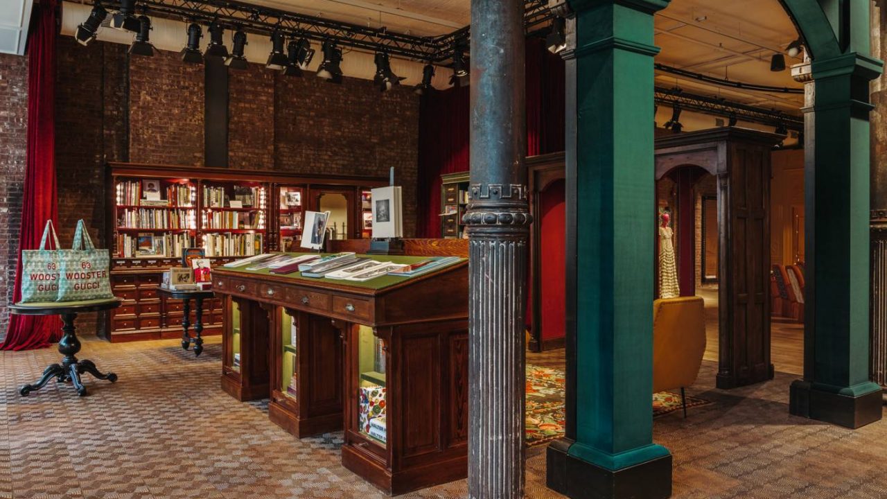 Gucci abre una librería en Nueva York y escribe otra página en su historia
