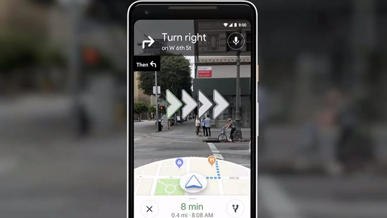 Google incorporará realidad aumentada a Maps