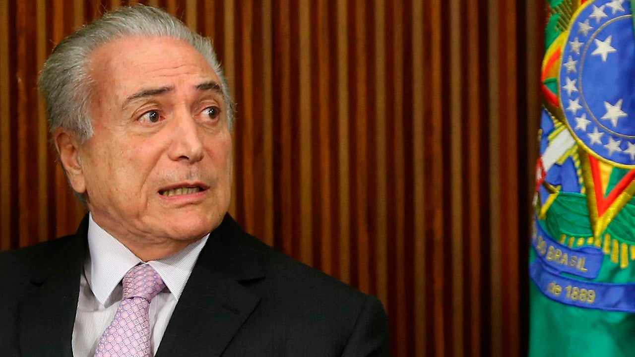 Detienen a expresidente brasileño Temer por corrupción