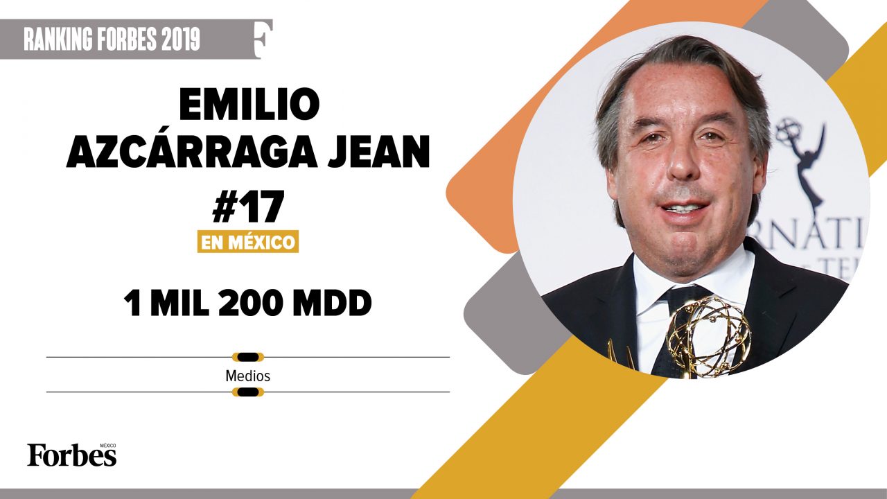 Billionaires 2019 | Perdió 500 mdd, pero Azcárraga Jean se mantiene en el mismo canal
