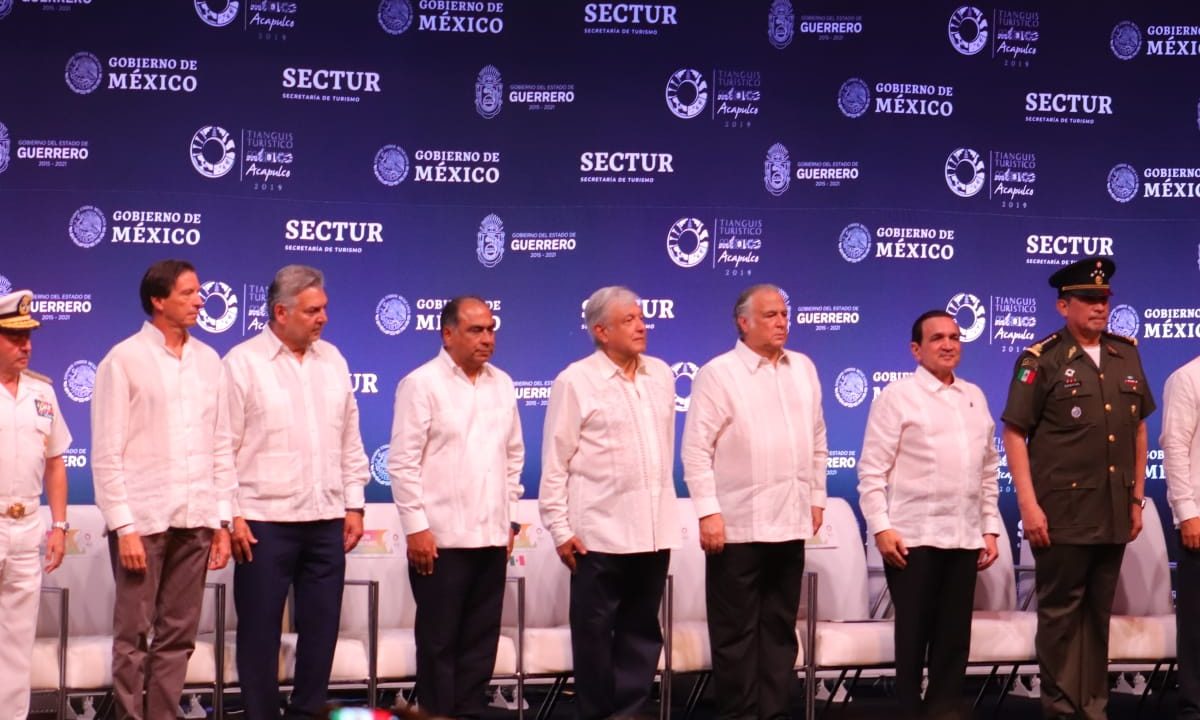 López Obrador inaugura el Tianguis Turístico Acapulco 2019