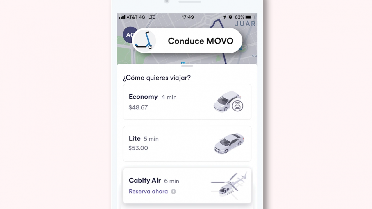 Cabify, Movo e Easy Taxi se integran en una sola app