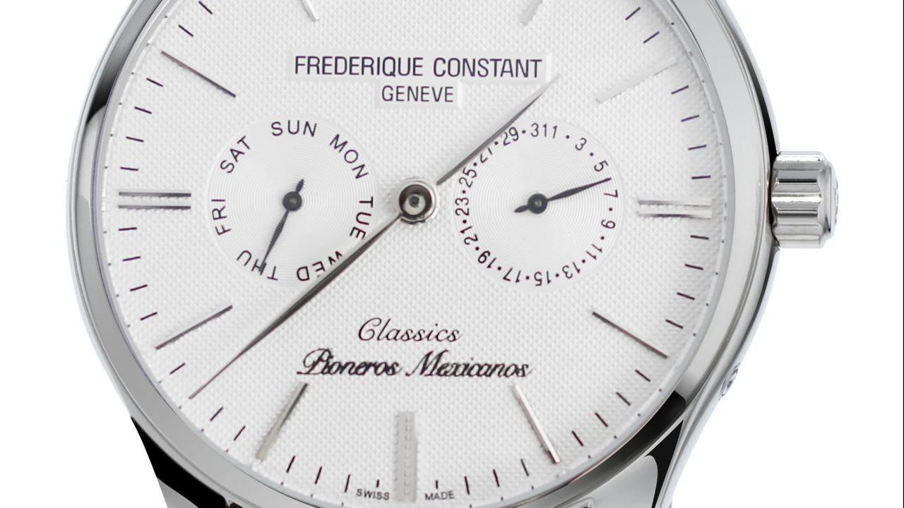 Frédérique Constant crea un reloj inspirado en la Fuerza Aérea Mexicana