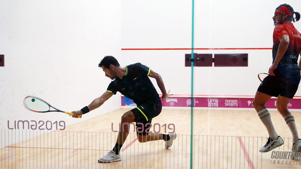 Hermanos Salazar, semifinalistas en squash de Panamericanos Lima 2019