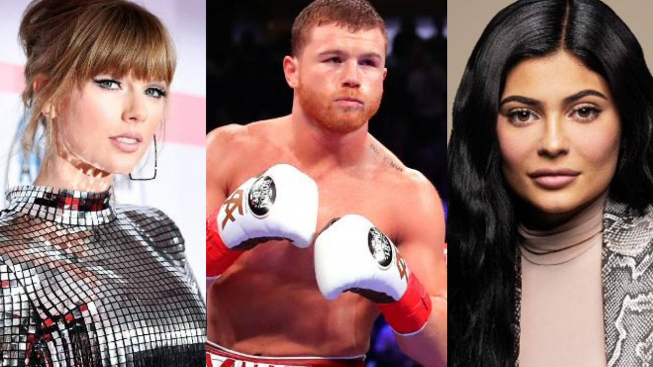 Taylor Swift, Kanye West y ‘El Canelo’, entre las celebridades mejor pagadas en 2019