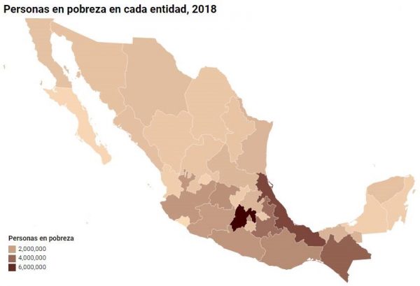 6 Mapas Para Ver Cómo Se Distribuye La Pobreza En México • Economía Y Finanzas • Forbes México 0799