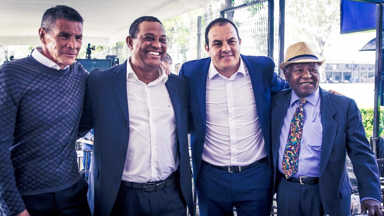 En medio de crisis de seguridad en Morelos, Cuauhtémoc Blanco visita al América
