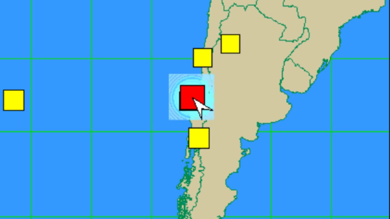 Chile registra sismo de 6.8 grados sin riesgo de tsunami