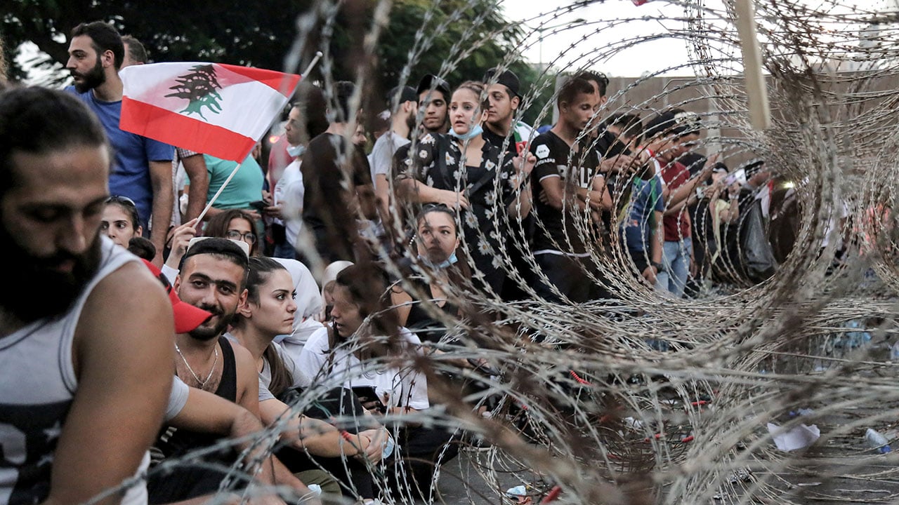 Protestas en Líbano