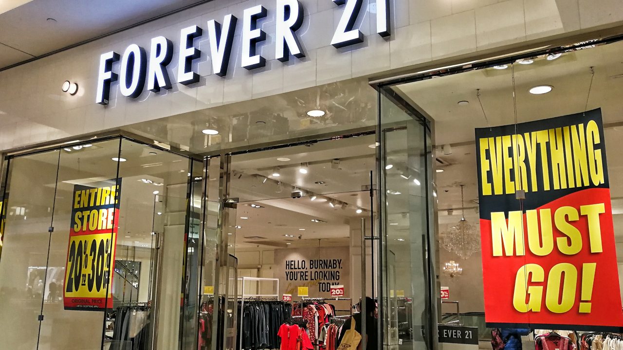Forever 21 ya comenzó a cerrar tiendas por bancarrota… también en México
