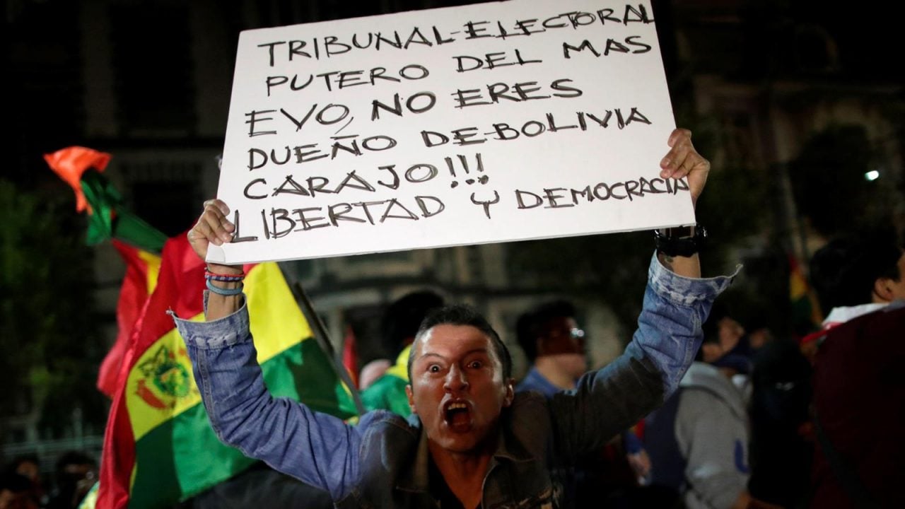 Evo Morales gana reelección entre acusaciones de fraude y protestas