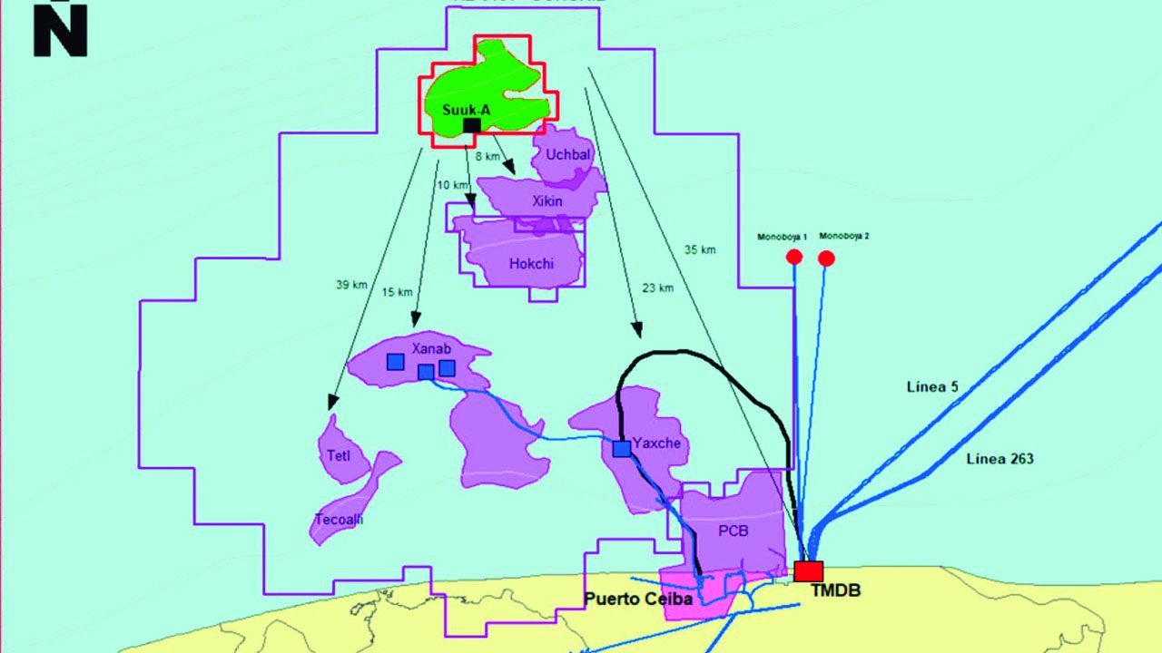 Pemex producirá 12,000 barriles diarios de petróleo con campo prioritario Suuk
