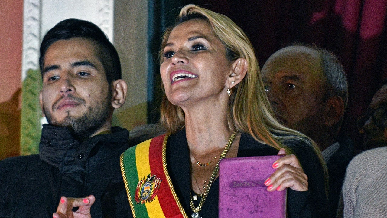 Presidenta Bolivia Jeanine Áñez