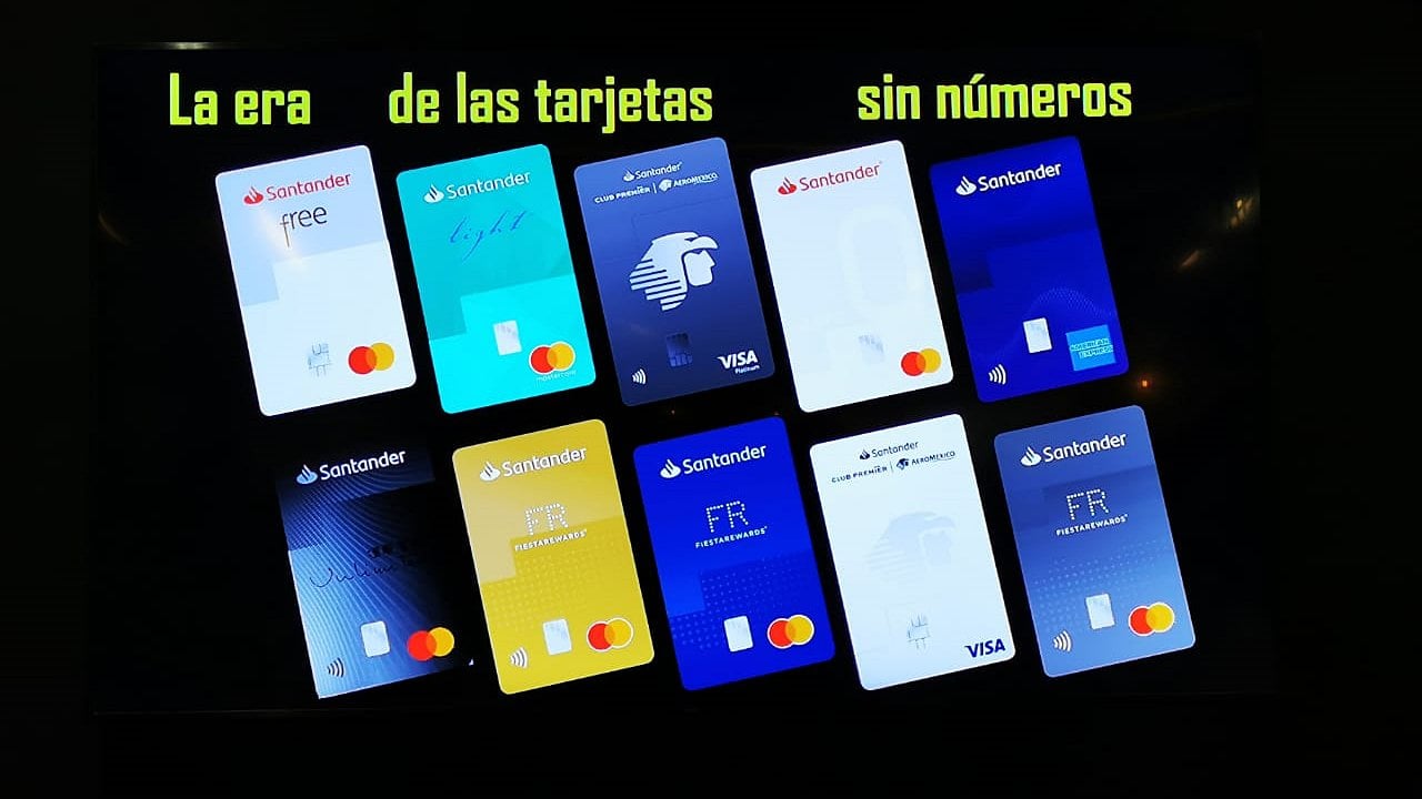 Santander le quita los números a su nueva tarjeta de crédito • Negocios •  Forbes México