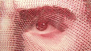 Detalle de billete de 100 pesos