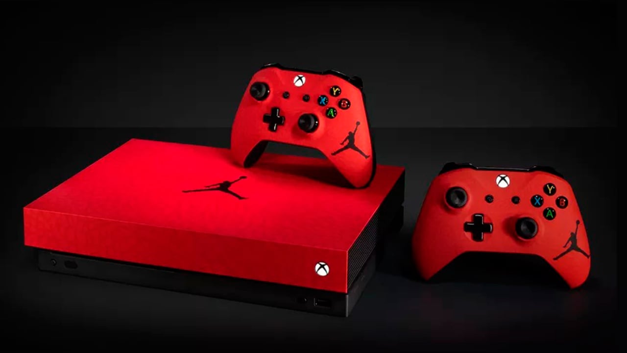 Crean Xbox One X personalizada con la marca Michael Jordan