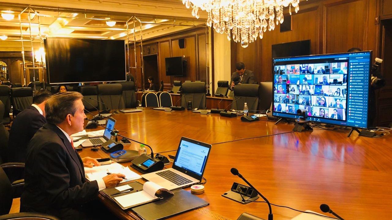Panamá realiza primer consejo de gobierno virtual de Centroamérica