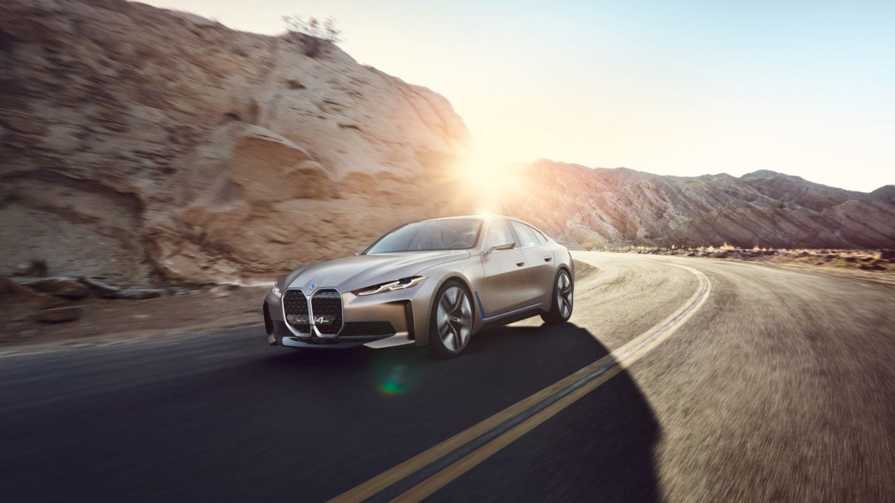 BMW presenta Concept i4, un auto eléctrico con sonido propio