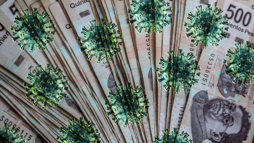 Peso bolsa coronavirus baja depreciación sin inversionistas