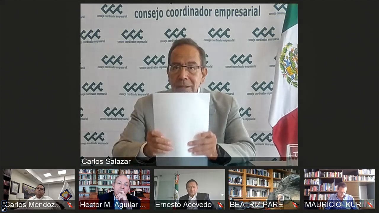 Carlos Salazar Lomeli Conferencia CCE Consejo Coordinador Empresarial